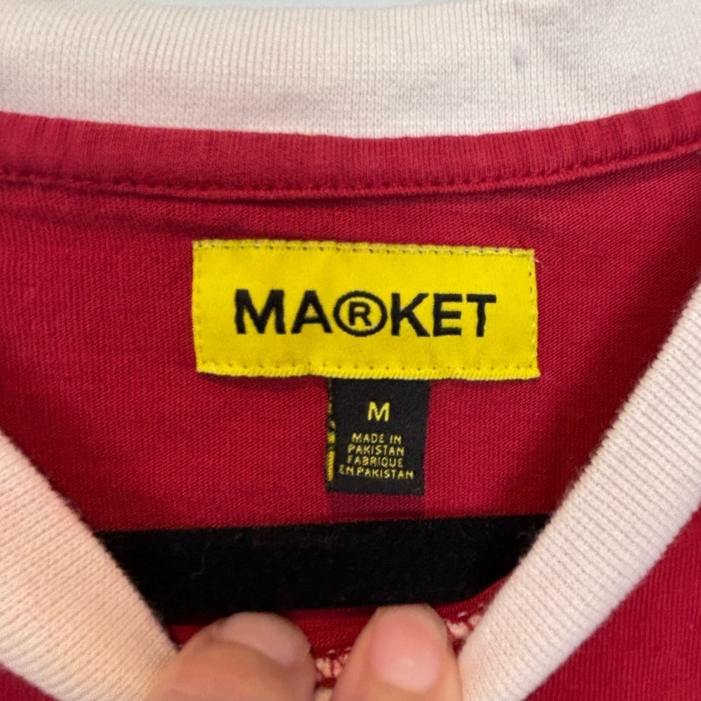 Chinatown Market Men's Red and Purple Short Sleeve Tee 181 - sale! - Picture 3 of 4